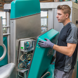 Servicetechniker im Bereich Melktechnik