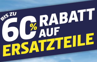 60% Ersatzteil Banner